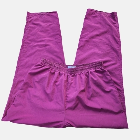 Vintage Napa Valley 2pc Windbreaker jogger set Jacket Pants Magenta pink purple - Picture 9 of 12